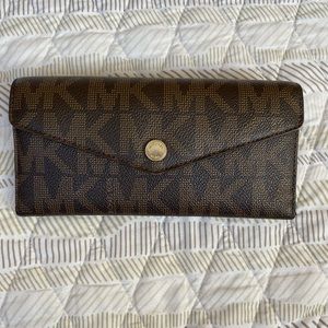 Michael Kors Burgundy & Brown Wallet